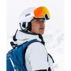 POC Orb Clarity Goggles Spektris Orange Lens - Hydrogen White Frame -The Warming Store poc orb clarity goggles spektris orange lens hydrogen white frame 127
