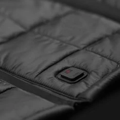 Racer Mens The District Heated Sleeveless Down Jacket -The Warming Store racer men s the district heated sleeveless down jacket 111