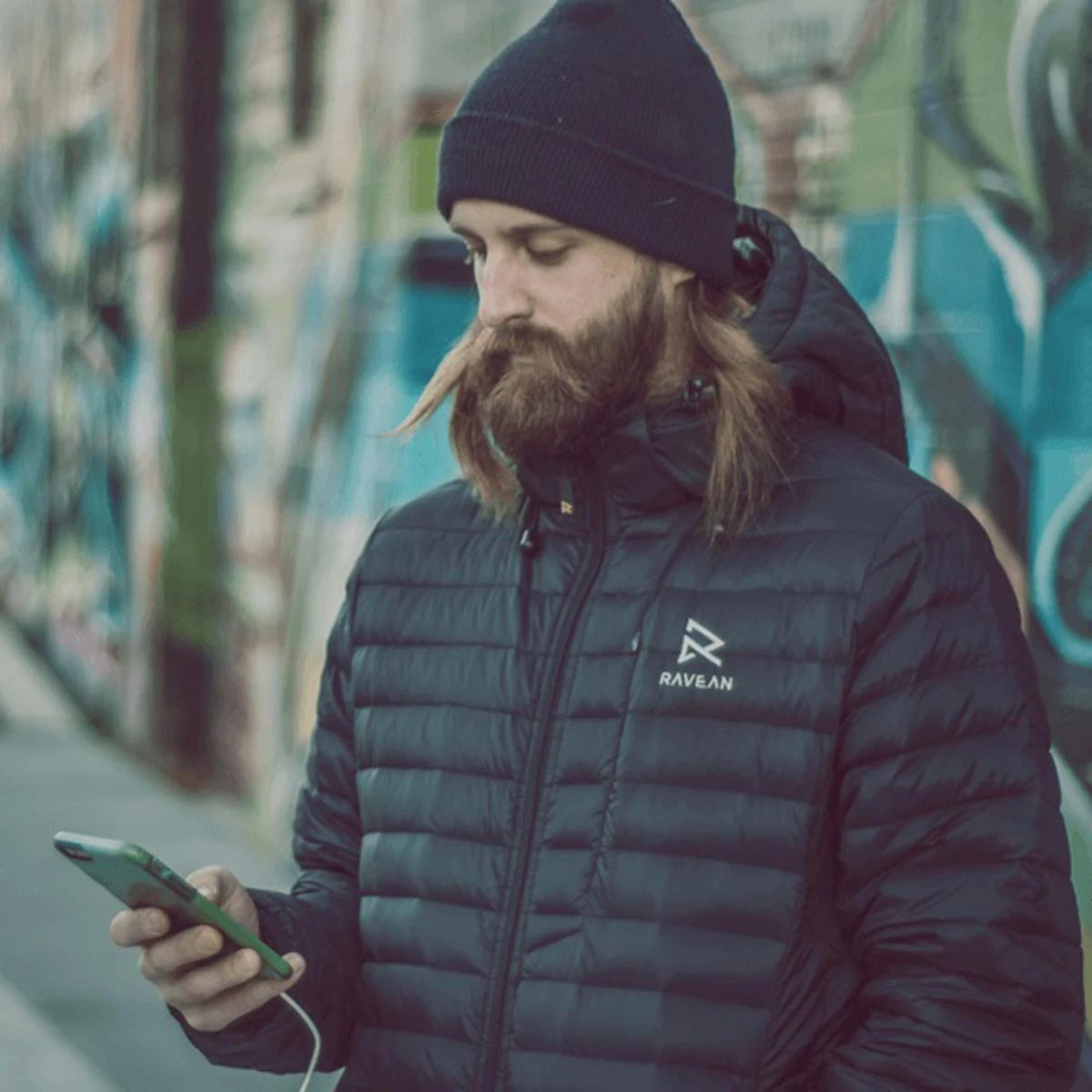 Ravean Mens Down Heated Jacket With 12V Battery Kit 6 Ravean Mens Down Heated Jacket With 12V Battery Kit - Image 4