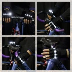 Savior Heat LED Flashlight Half Finger Cycling Gloves With Rechargeable Battery -The Warming Store savior heat led flashlight half finger cycling gloves with rechargeable battery 138
