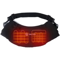 Savior Heat Rechargeable Battery Electric Heated Hand Warmer Muff - Black