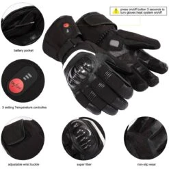 Savior Heat Unisex Electric Batteries Heated Gloves For Cycling, Motorcycle & Skiing -The Warming Store savior heat unisex electric batteries heated gloves for cycling motorcycle skiing 25