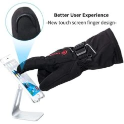 Savior Heat Unisex Rechargeable Battery Operated Electric Heated Three Finger Ski Mittens -The Warming Store savior heat unisex rechargeable battery operated electric heated three finger ski mittens 127
