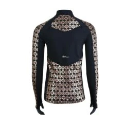 Seirus Womens Heatwave Mapped Long Sleeve 1/4 Zip Mock Top -The Warming Store seirus women s heatwave mapped long sleeve 1 4 zip mock top 116