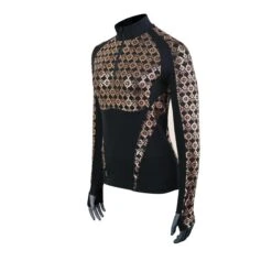 Seirus Womens Heatwave Mapped Long Sleeve 1/4 Zip Mock Top -The Warming Store seirus women s heatwave mapped long sleeve 1 4 zip mock top 118