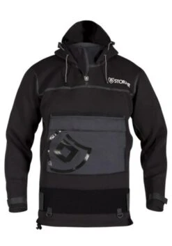 Stormr Mens Neoprene Waterproof Surf Top - Black