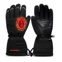 Sun Will Unisex Electric Rechargeable Heated Gloves For Cycling, Motorcycle & Skiing