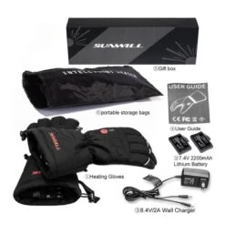 Sun Will Unisex Electric Rechargeable Heated Gloves For Cycling, Motorcycle & Skiing 13 Sun Will Unisex Electric Rechargeable Heated Gloves For Cycling, Motorcycle & Skiing -The Warming Store sun will unisex electric rechargeable heated gloves for cycling motorcycle skiing 113