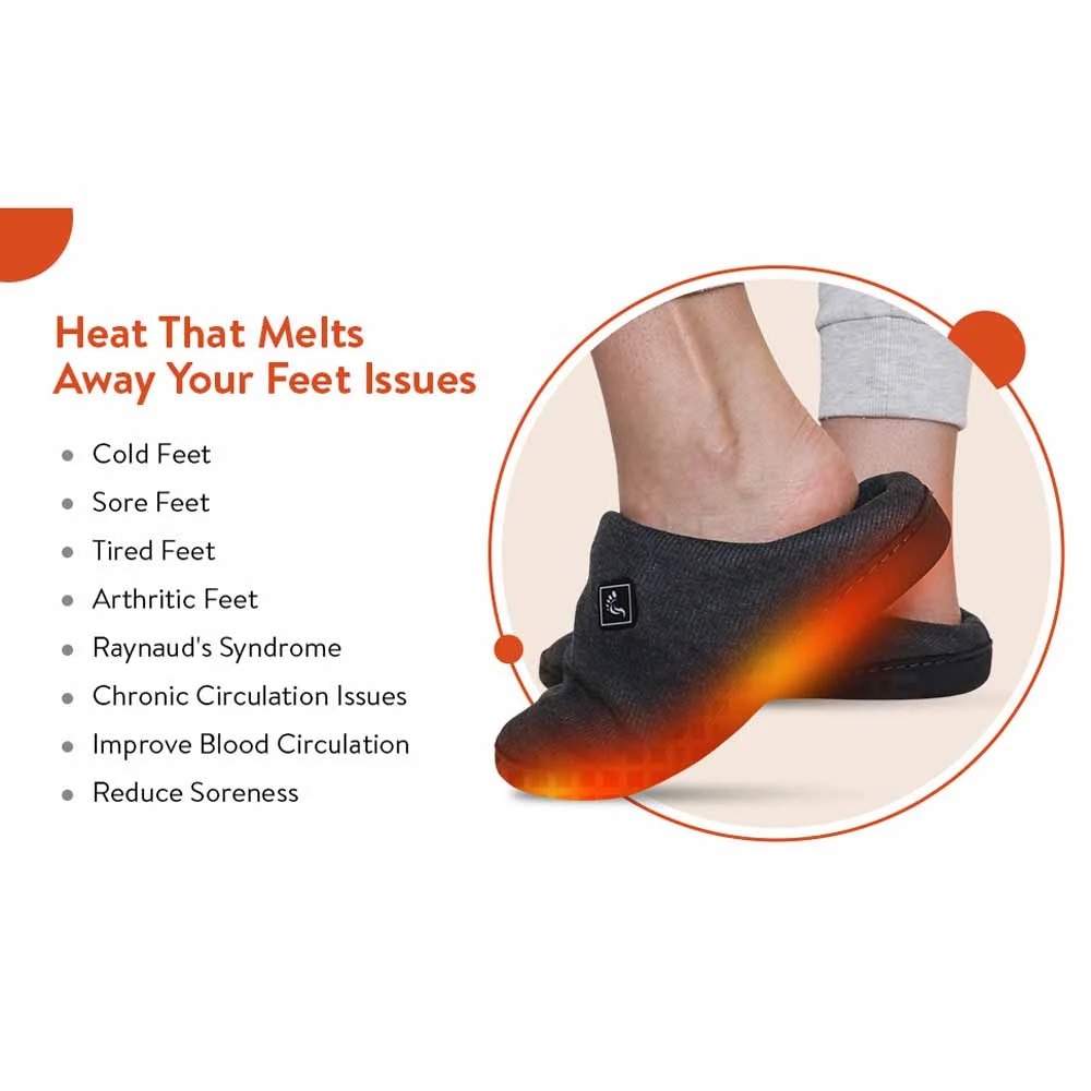 ThermalStep Rechargeable Electric Heated Slippers 9 ThermalStep Rechargeable Electric Heated Slippers - Image 7