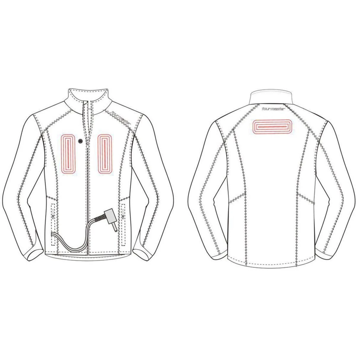 Tourmaster Synergy 7.4V Battery Womens Softshell Heated Jacket 5 Tourmaster Synergy 7.4V Battery Womens Softshell Heated Jacket - Image 3