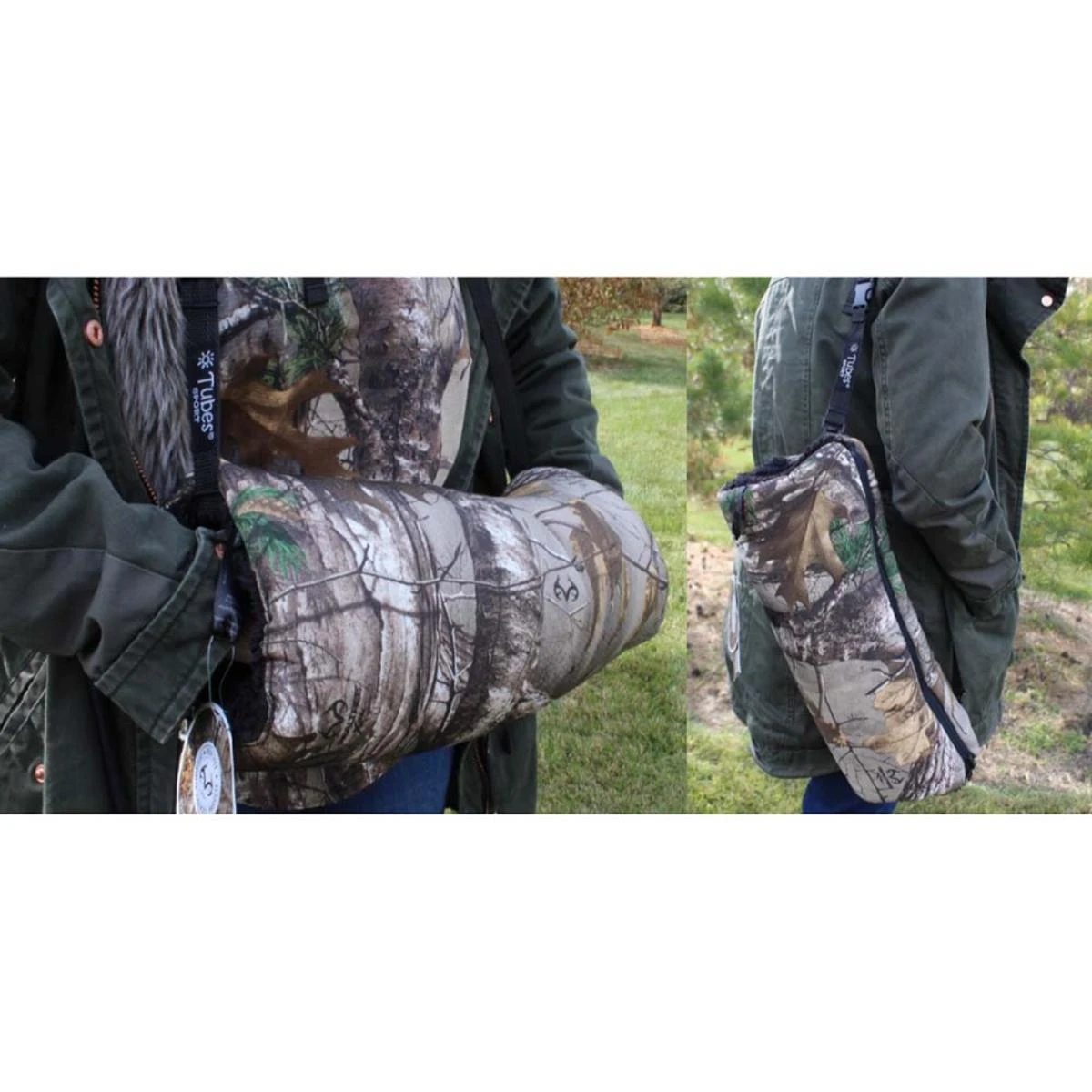 Tubes Canada Realtree Xtra Camo Sport Hunting 5-in-1 Hand Warmer - Orange Logo 6 Tubes Canada Realtree Xtra Camo Sport Hunting 5-in-1 Hand Warmer - Orange Logo - Image 4