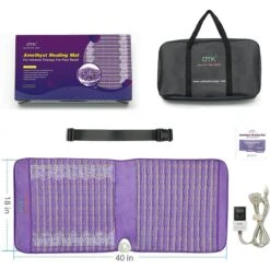 UTK Far Infrared Amethyst Healing Stone Heated Chair Seat Pad -The Warming Store utk far infrared amethyst healing stone heated chair seat pad 47