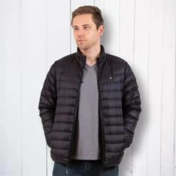 Venture Heat Mens Delspring 5V Battery Heated Down Puffer Jacket -The Warming Store venture heat men s delspring 5v battery heated down puffer jacket 111