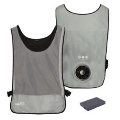 Venture Heat Unisex WindTech Single Speed Wearable Cooling Fan Vest With 3.7V Battery