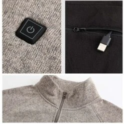 Weston Store Mens Heated Fleece Jacket -The Warming Store weston store men s heated fleece jacket 133