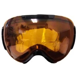 Winters Edge Double Lens Goggle Rose Lens - Black Frame